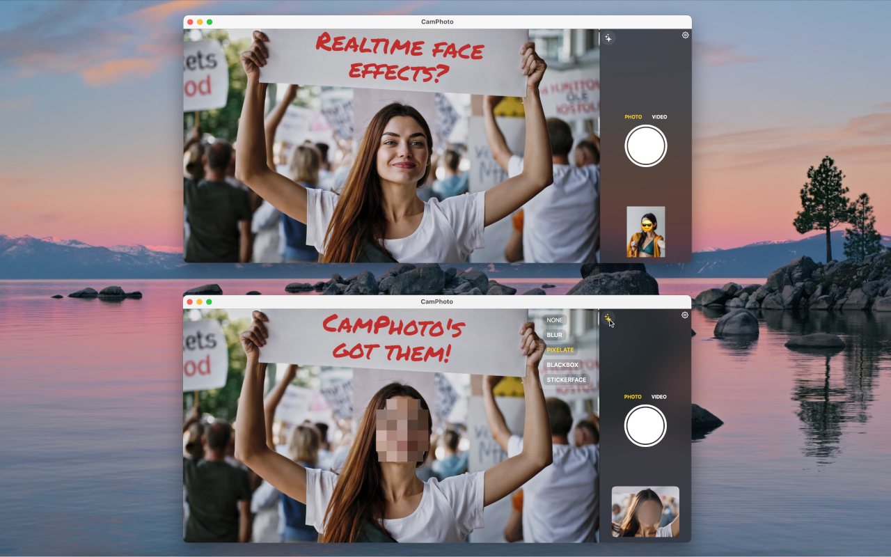 Realtime Face Effects